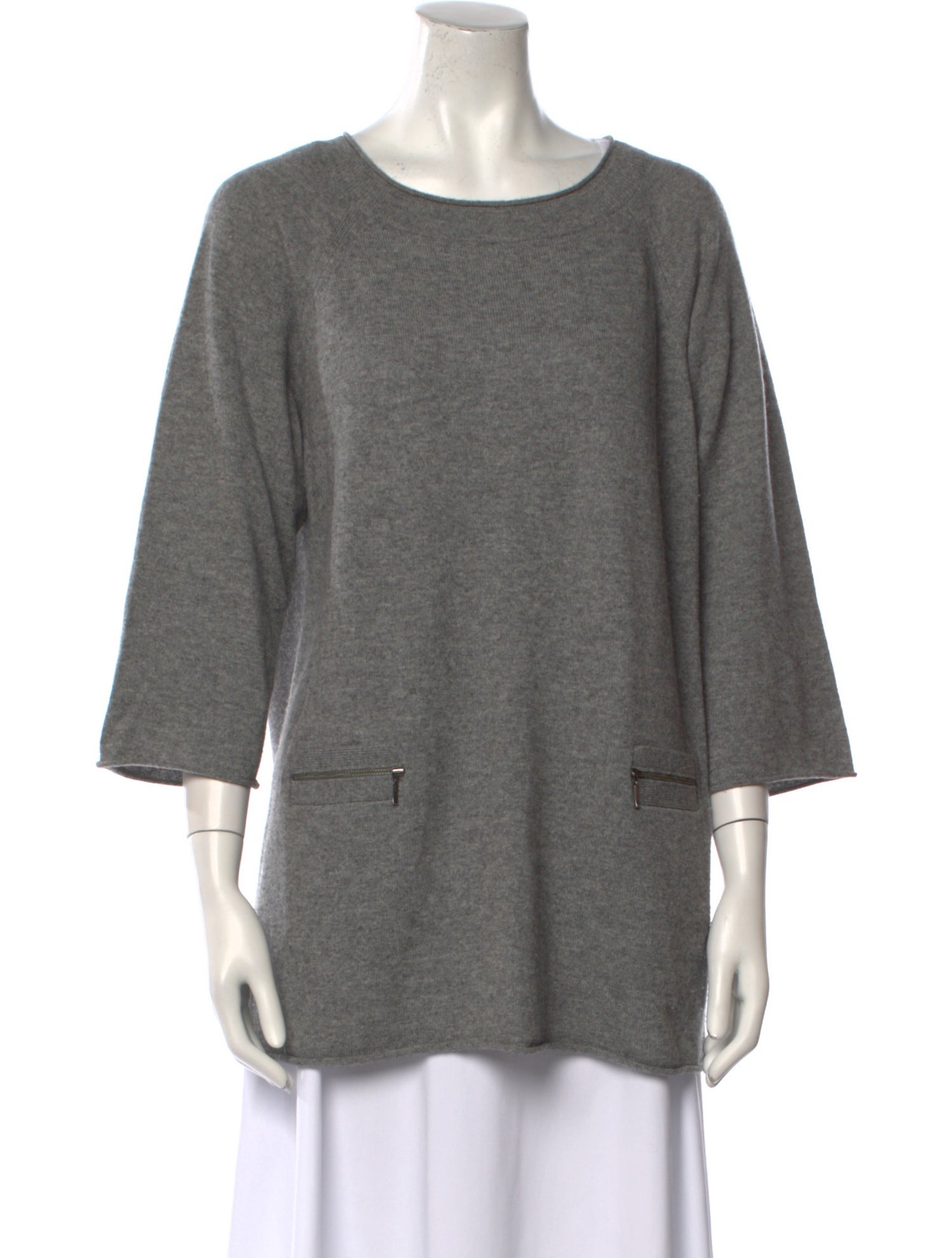 Forte Cashmere Cashmere Scoop Neck Sweater