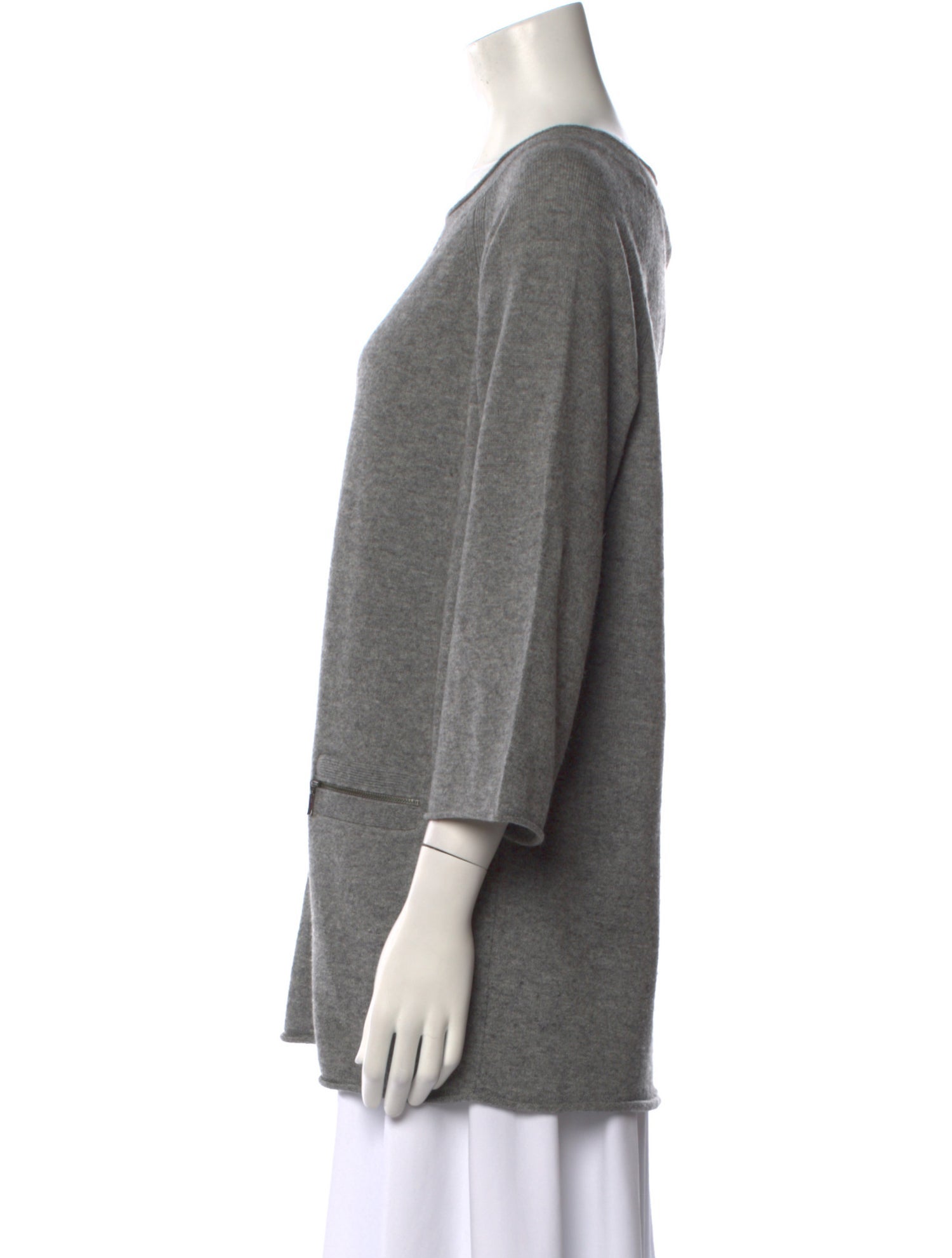 Forte Cashmere Cashmere Scoop Neck Sweater