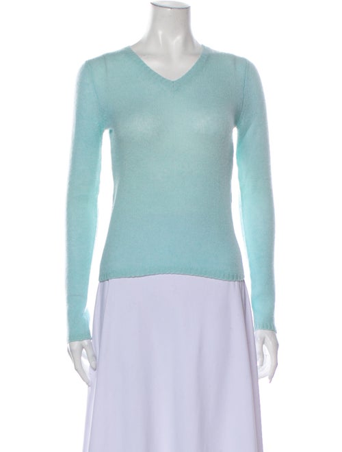 Christopher Fischer Cashmere V-Neck Sweater Blue