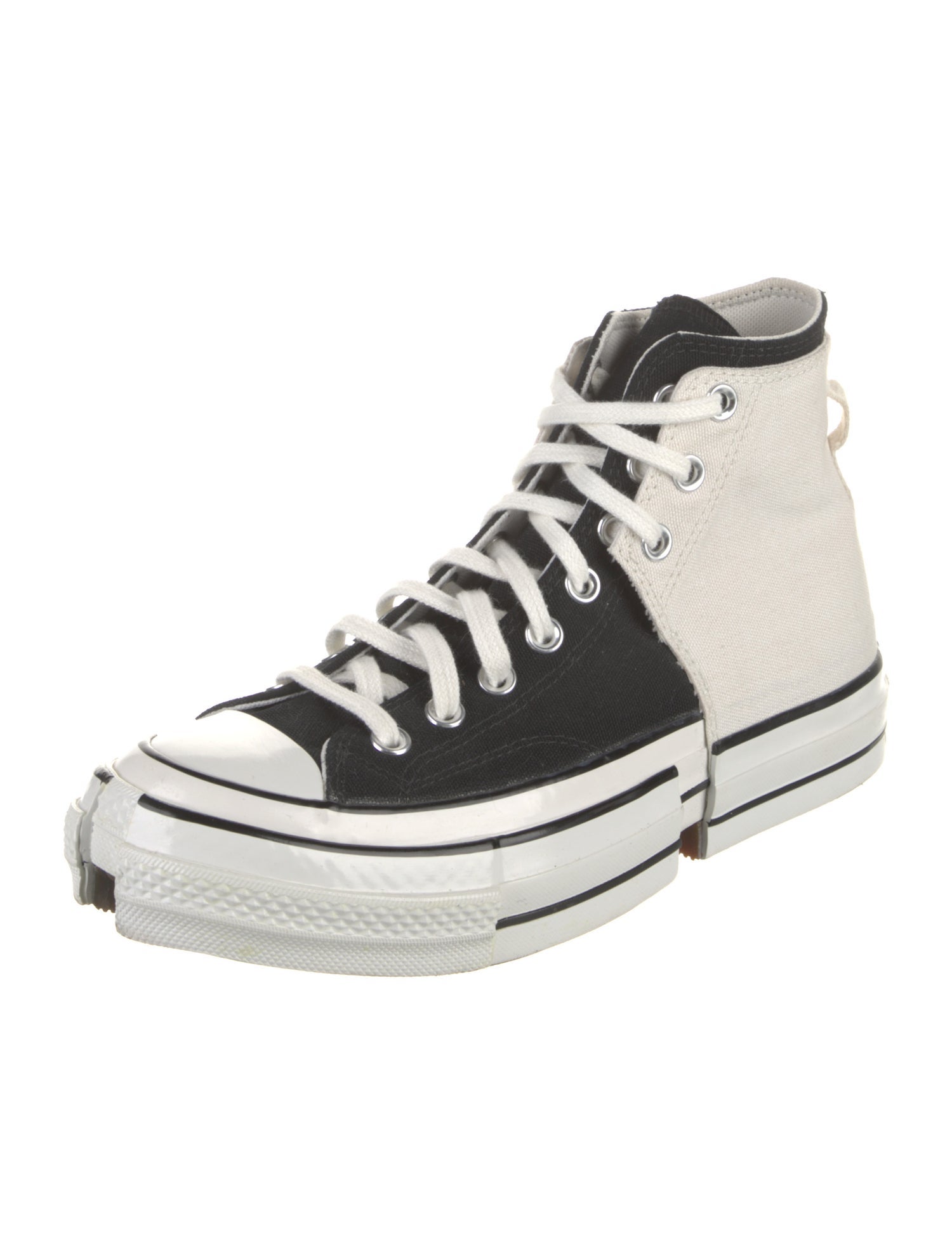 Feng Chen Wang x Converse Canvas Colorblock Pattern Sneakers