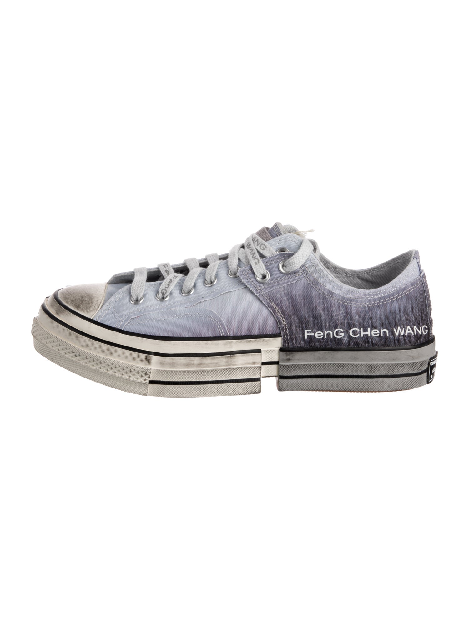 Feng Chen Wang x Converse Canvas Printed Sneakers