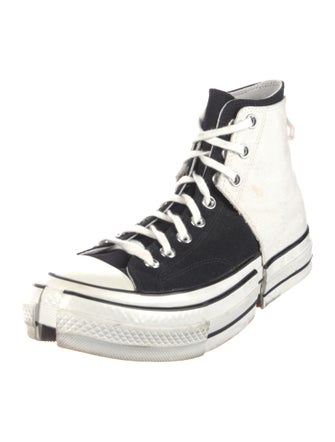 Feng Chen Wang x Converse Canvas Colorblock Pattern Sneakers