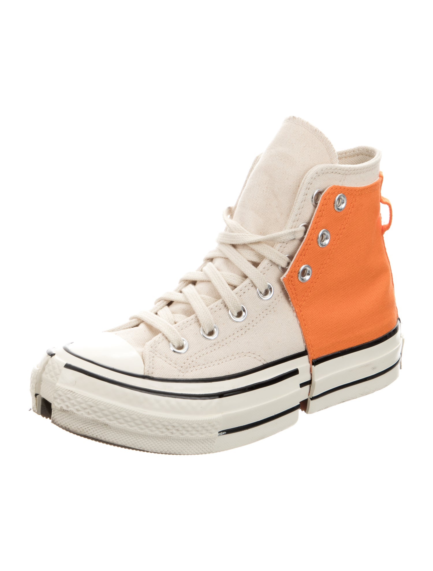Feng Chen Wang x Converse Canvas Colorblock Pattern Sneakers
