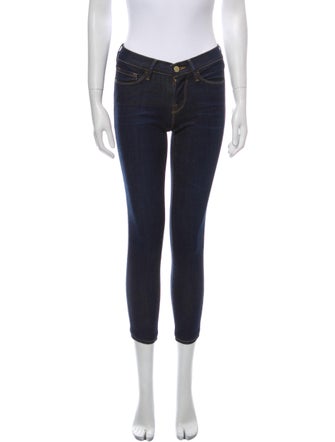 FRAME Low-Rise Skinny Leg Jeans