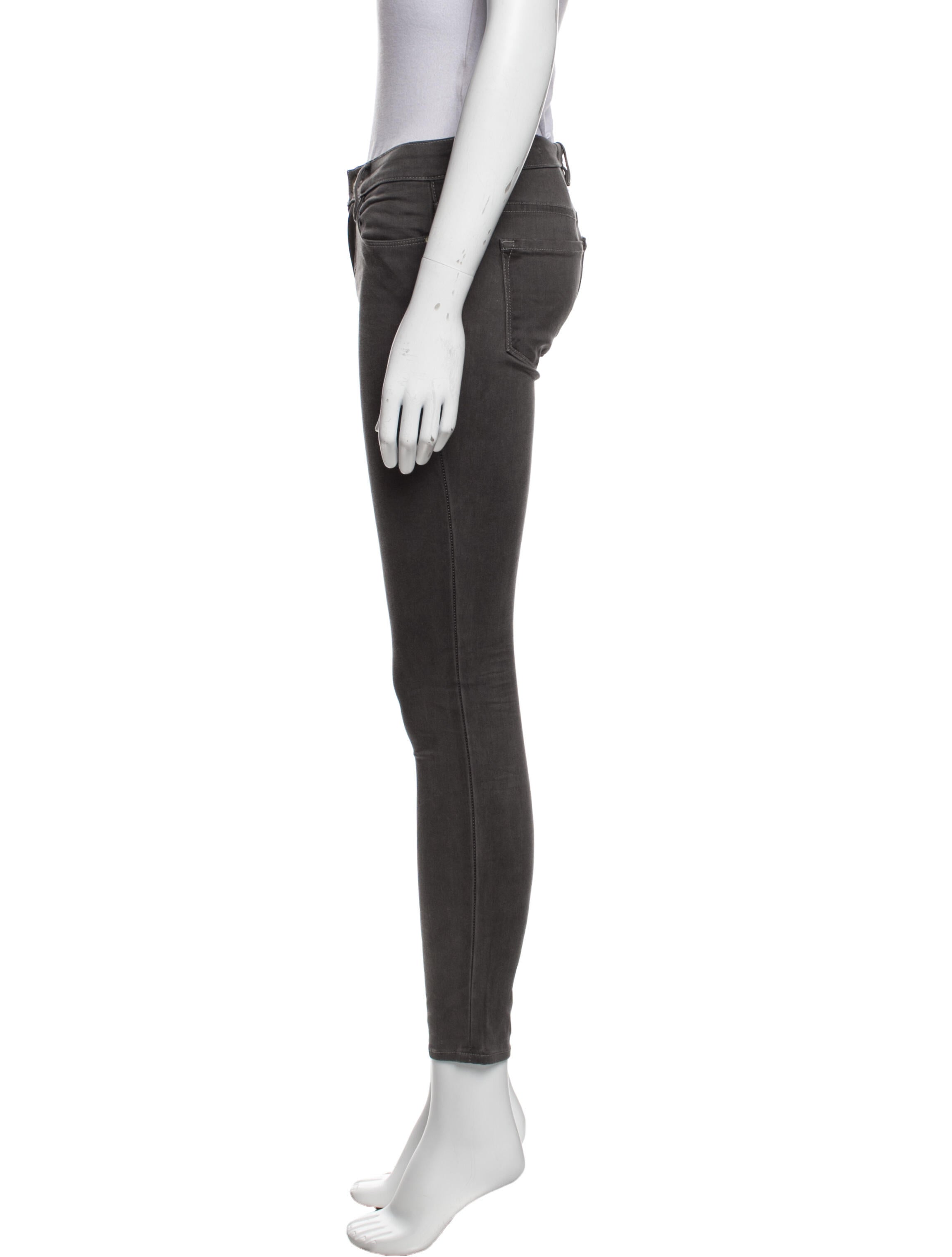 FRAME Low-Rise Skinny Leg Jeans