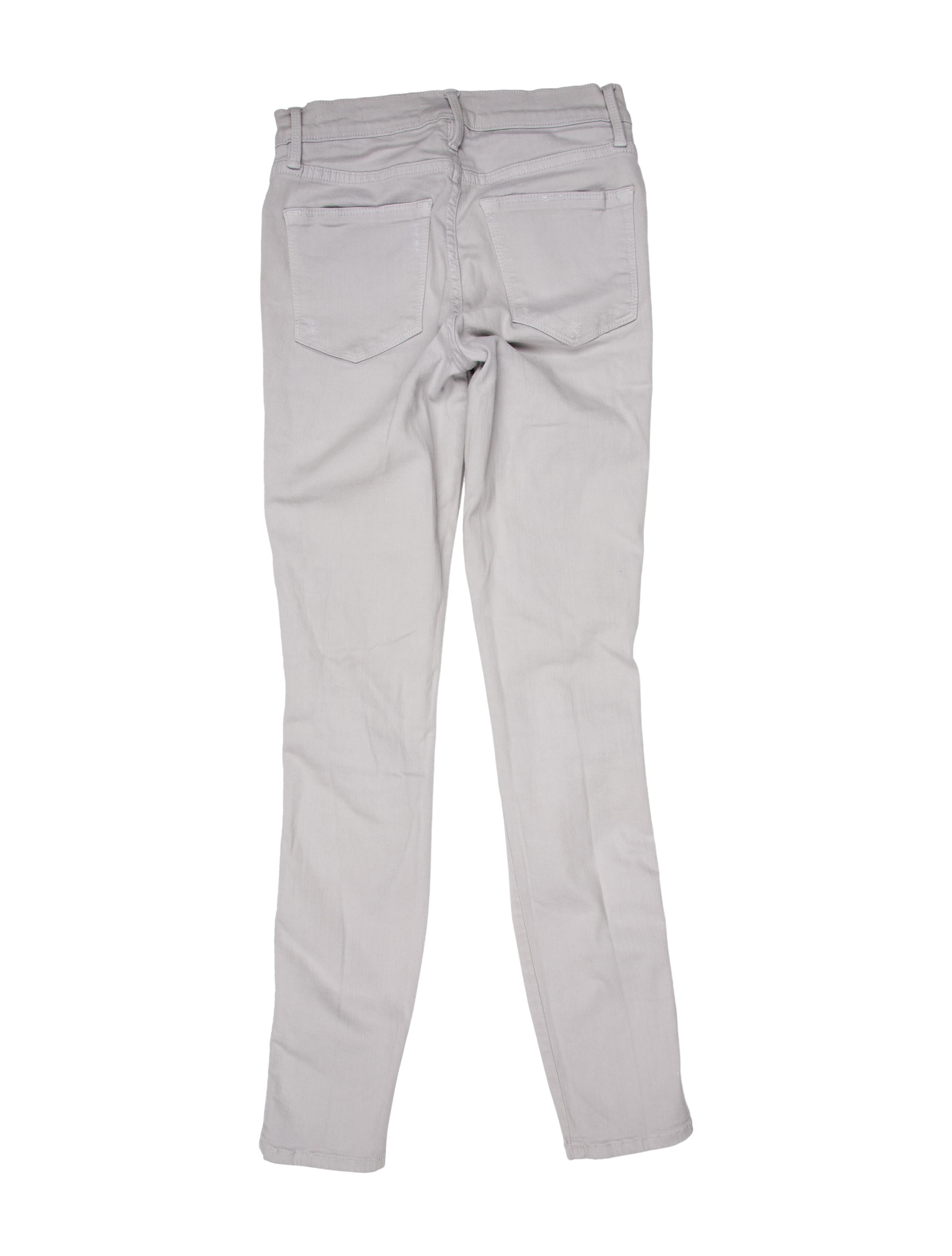 FRAME Mid-Rise Skinny Leg Jeans