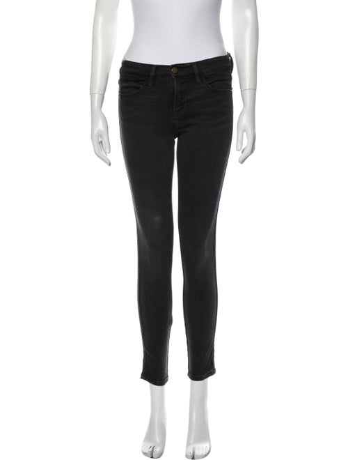 FRAME Mid-Rise Skinny Leg Jeans