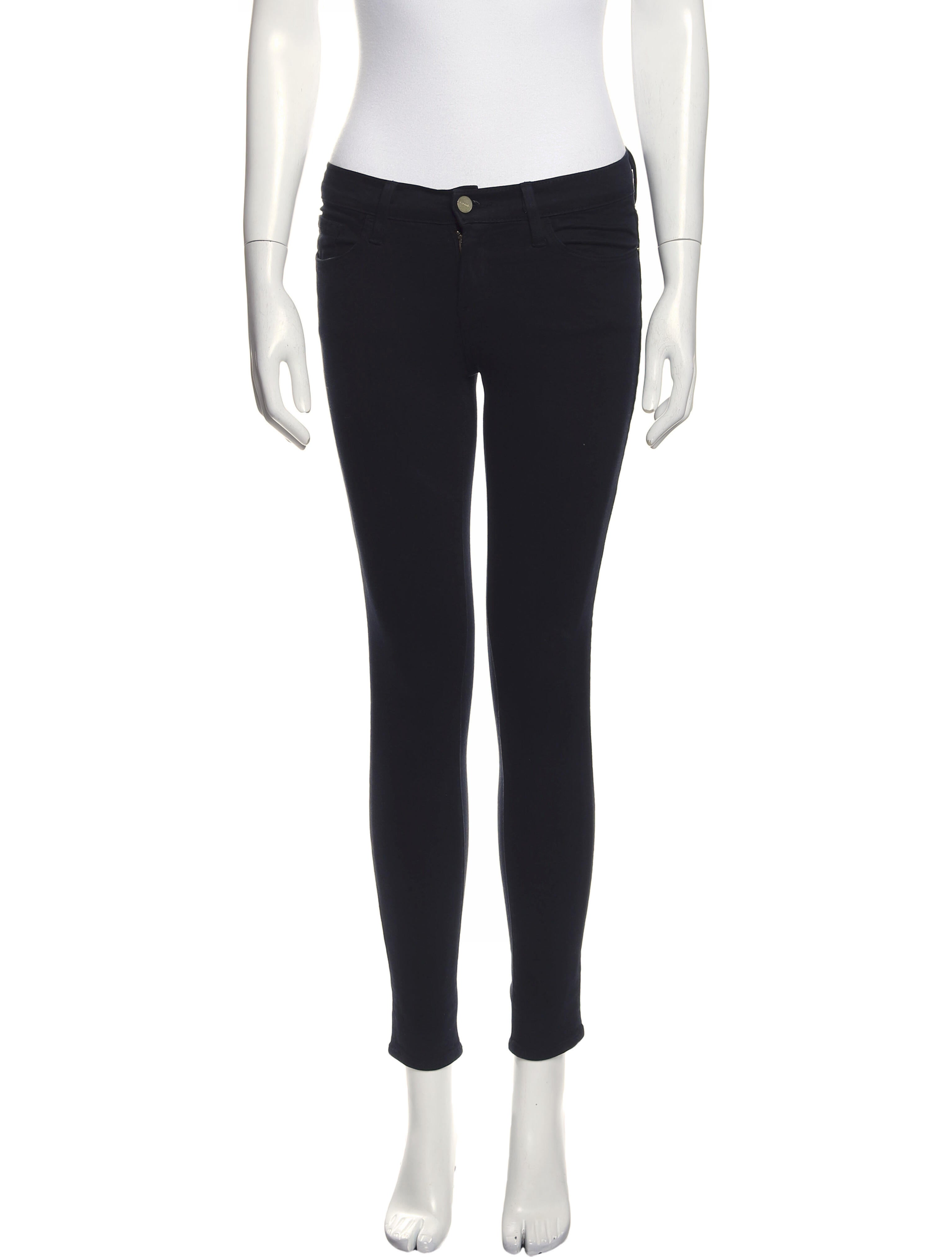 FRAME Low-Rise Skinny Leg Jeans