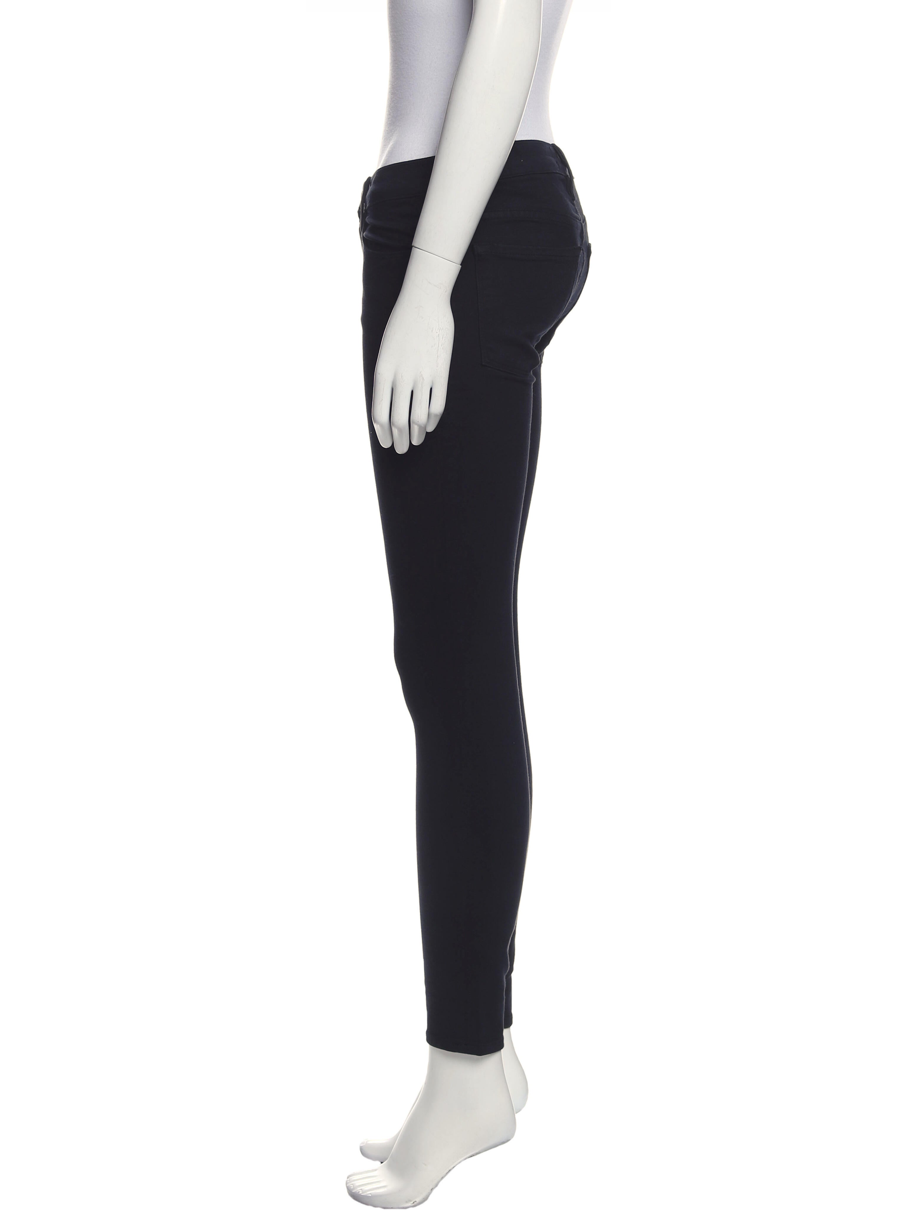 FRAME Low-Rise Skinny Leg Jeans