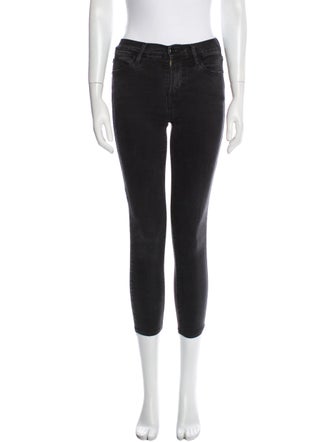 FRAME Mid-Rise Skinny Leg Jeans