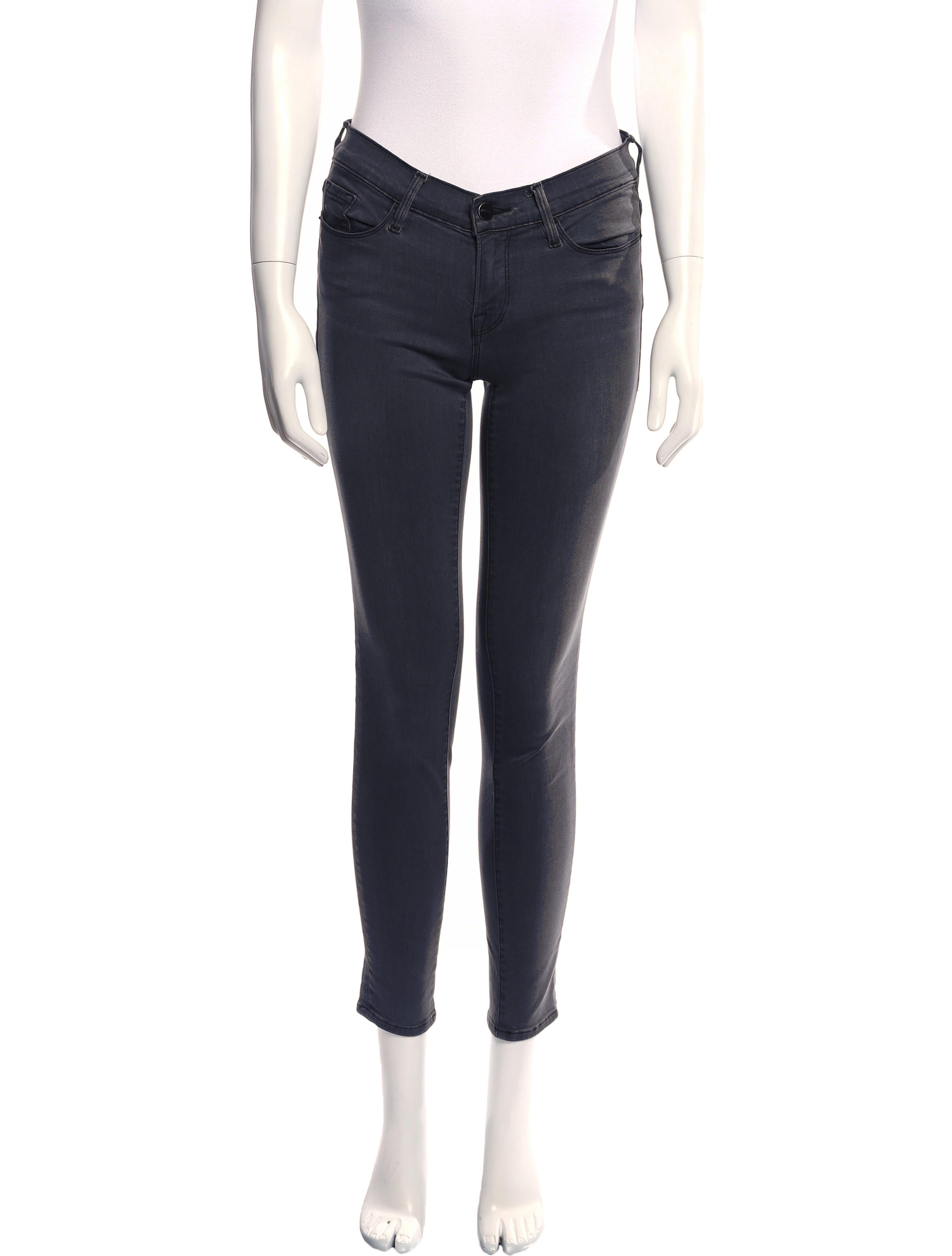 FRAME Low-Rise Skinny Leg Jeans