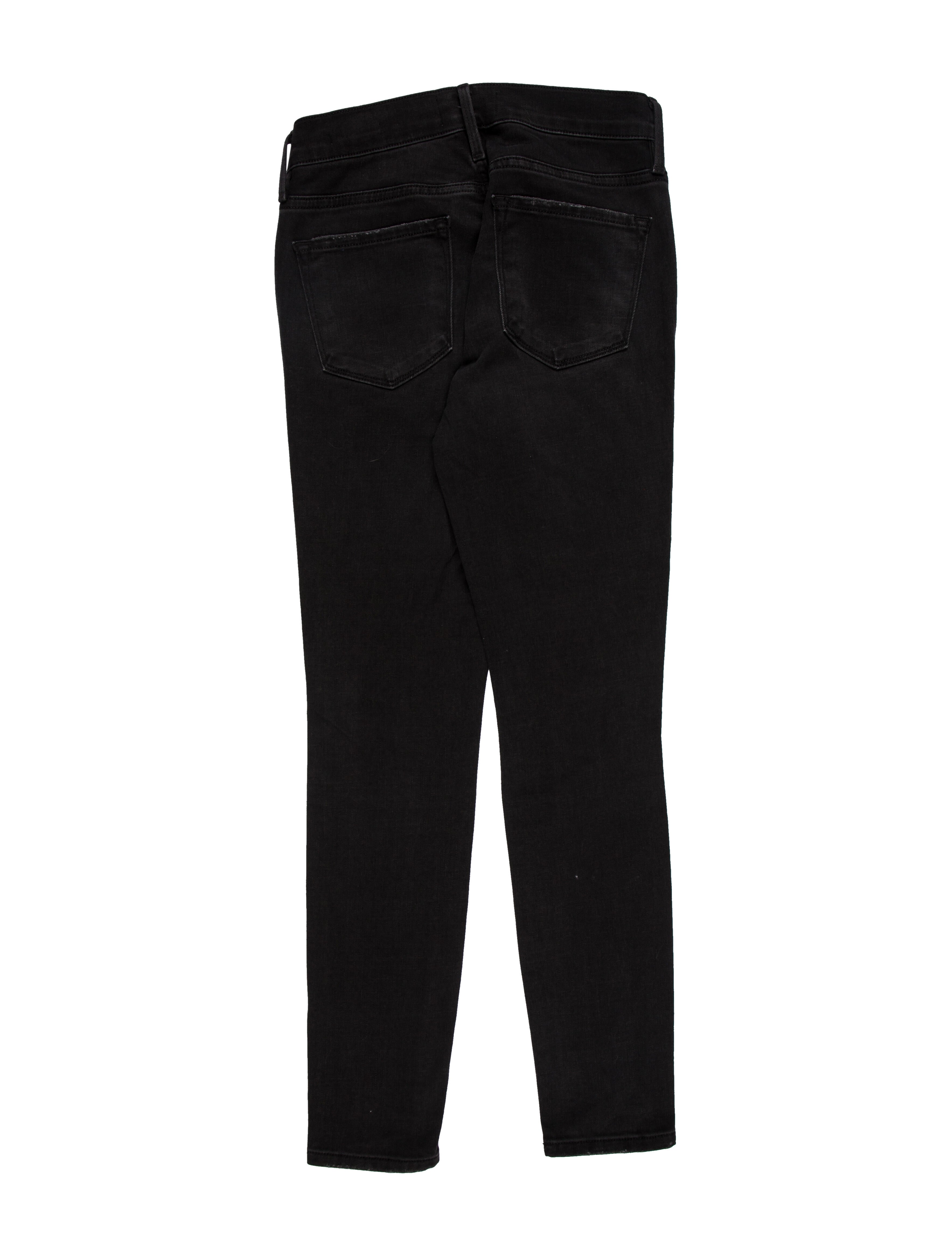 FRAME Mid-Rise Skinny Leg Jeans