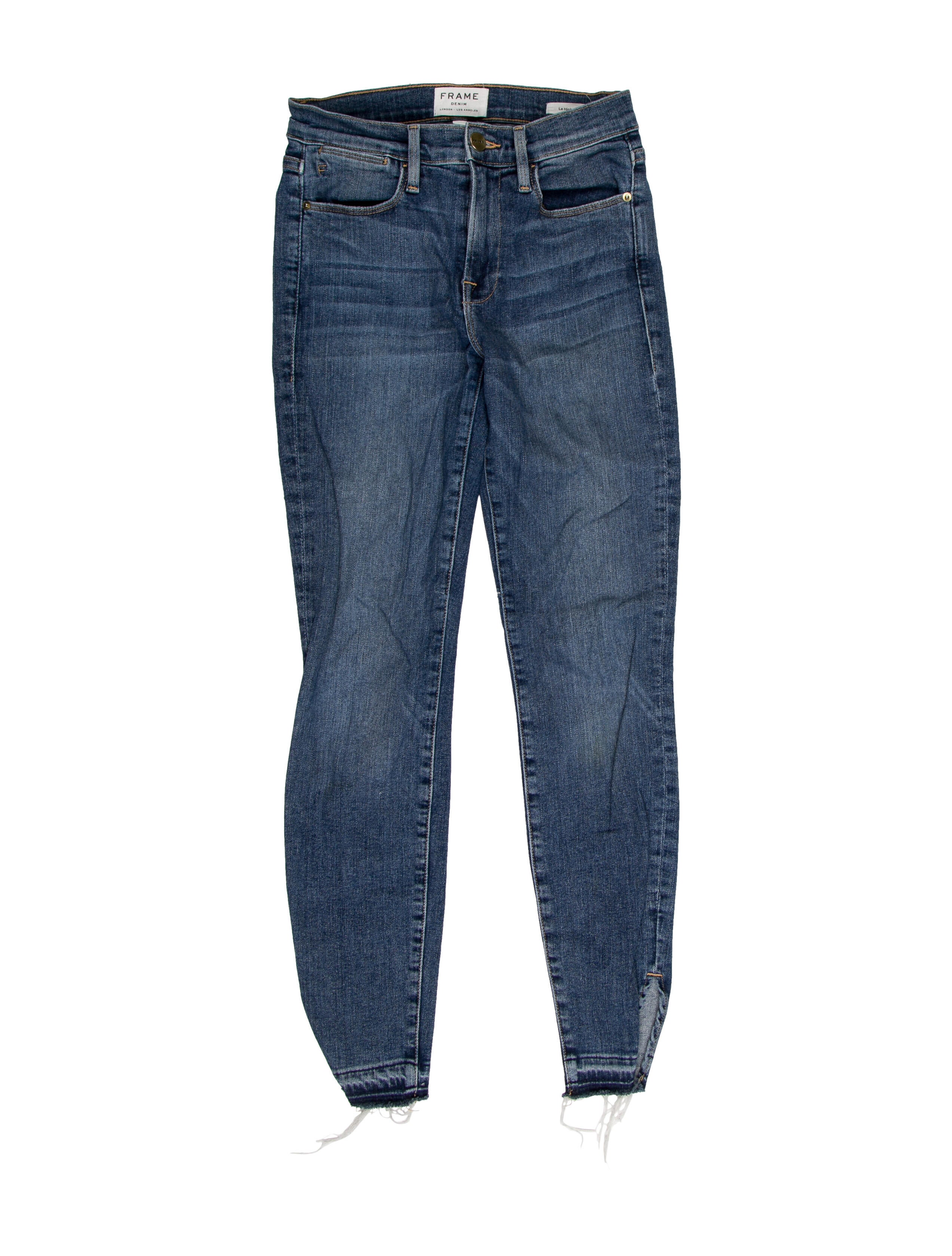 FRAME Mid-Rise Skinny Leg Jeans