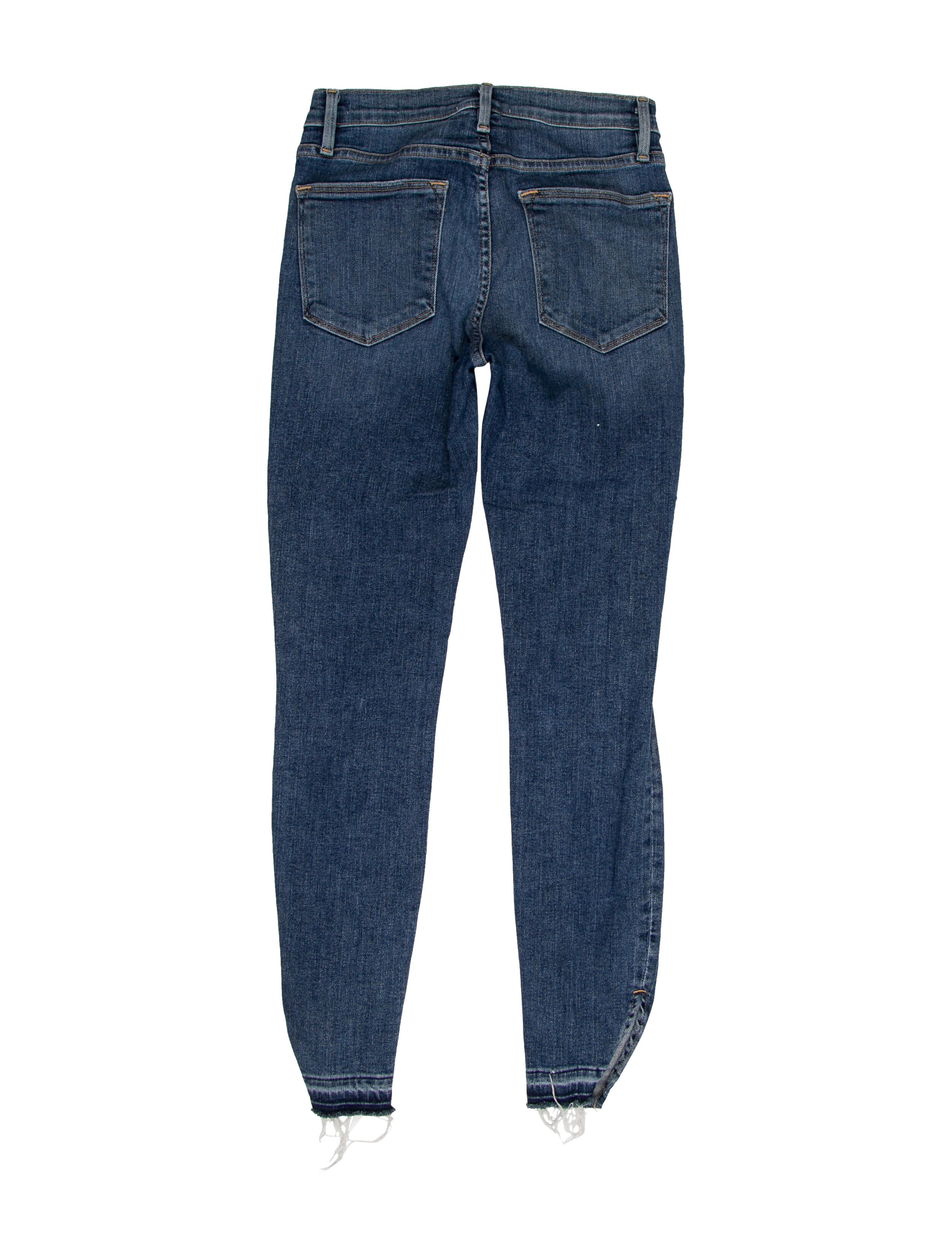FRAME Mid-Rise Skinny Leg Jeans