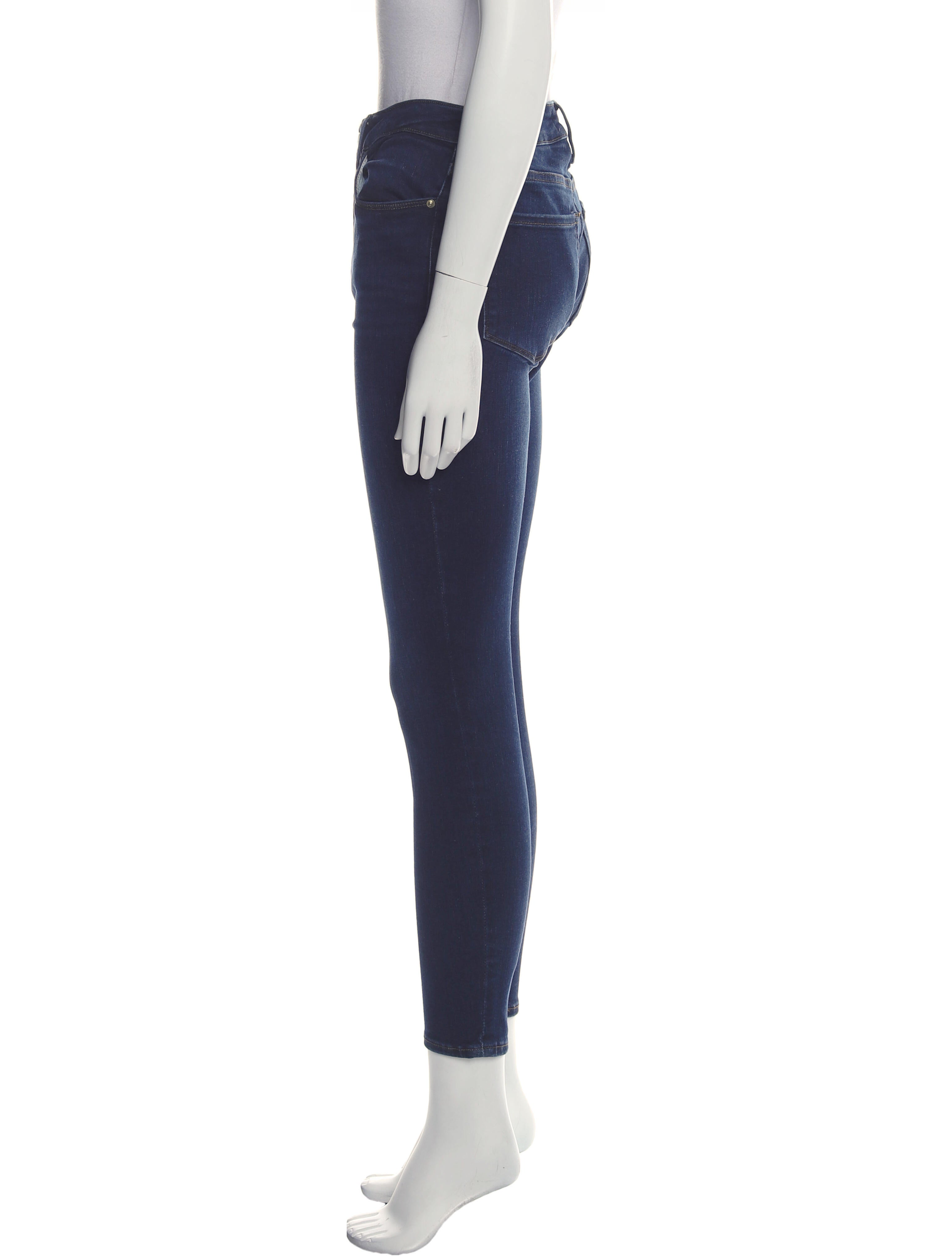 FRAME Mid-Rise Skinny Leg Jeans