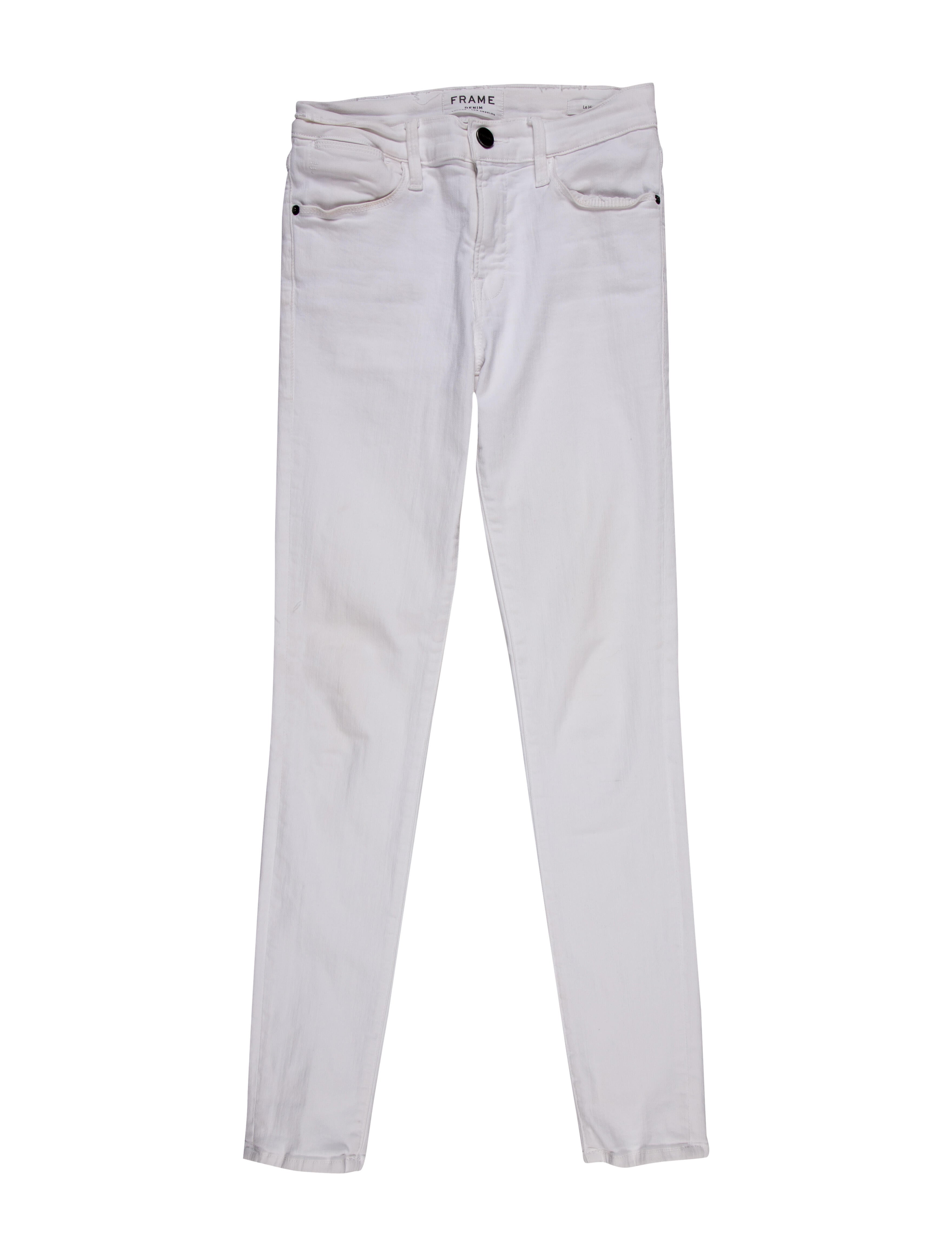 FRAME Mid-Rise Skinny Leg Jeans