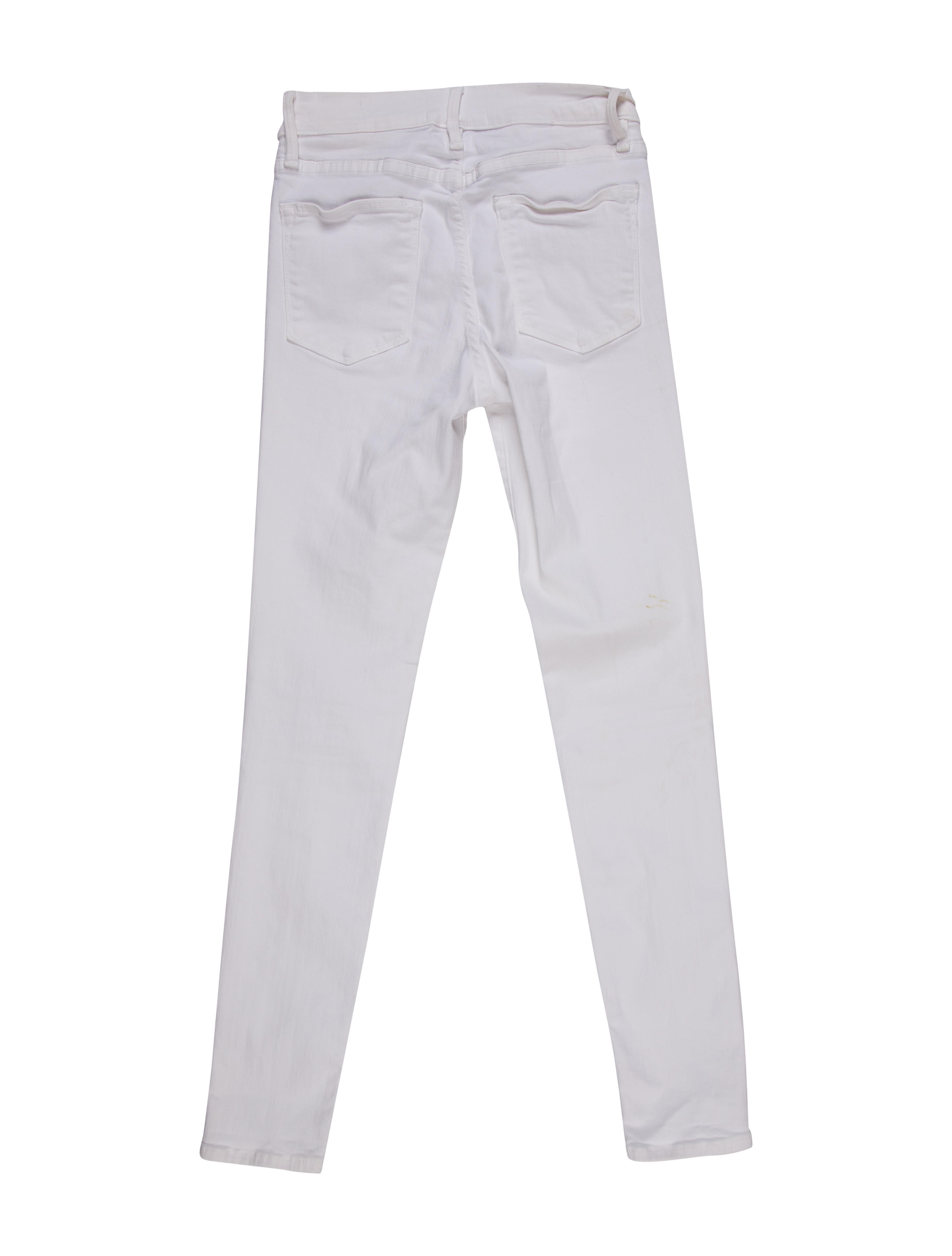 FRAME Mid-Rise Skinny Leg Jeans