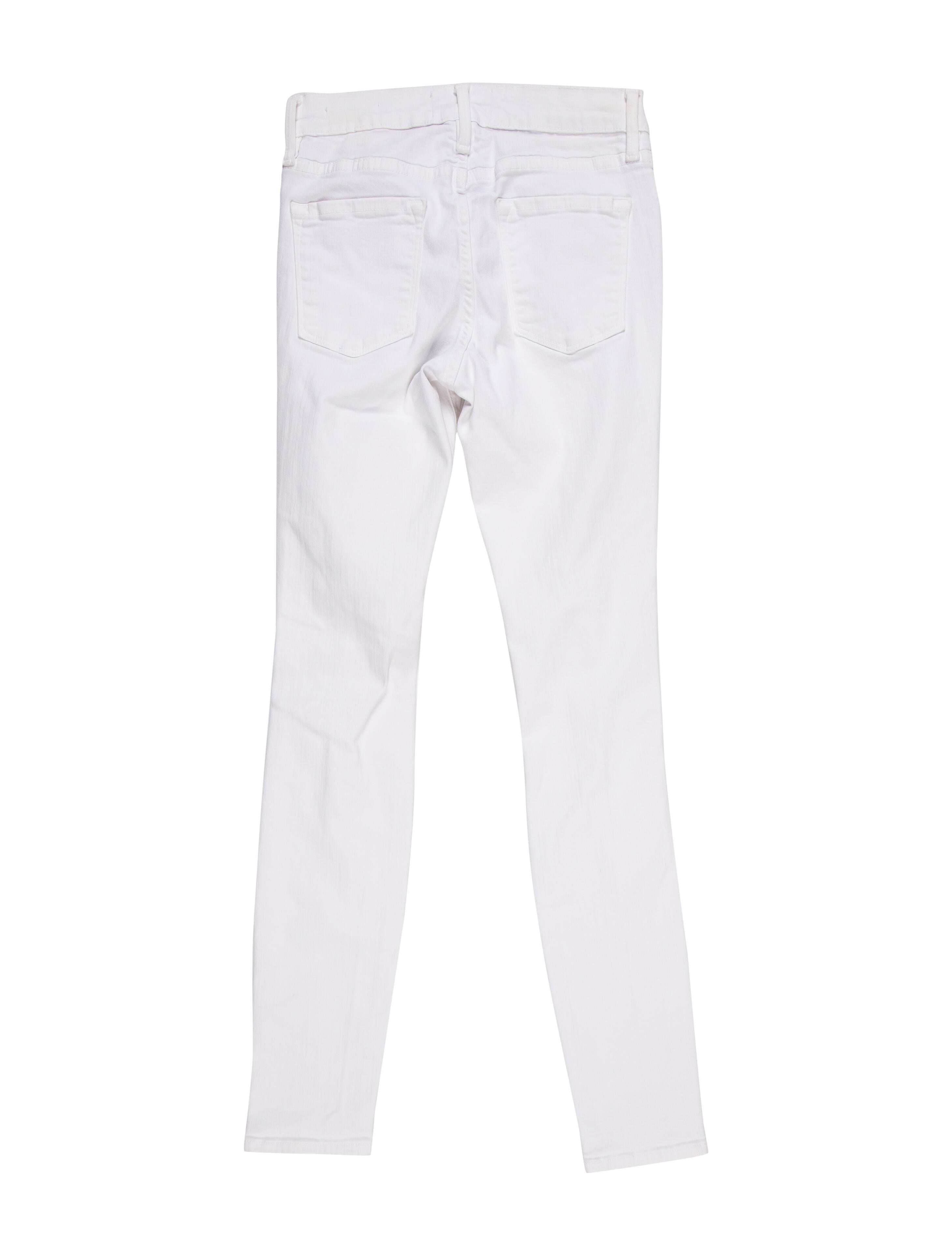 FRAME Mid-Rise Skinny Leg Jeans