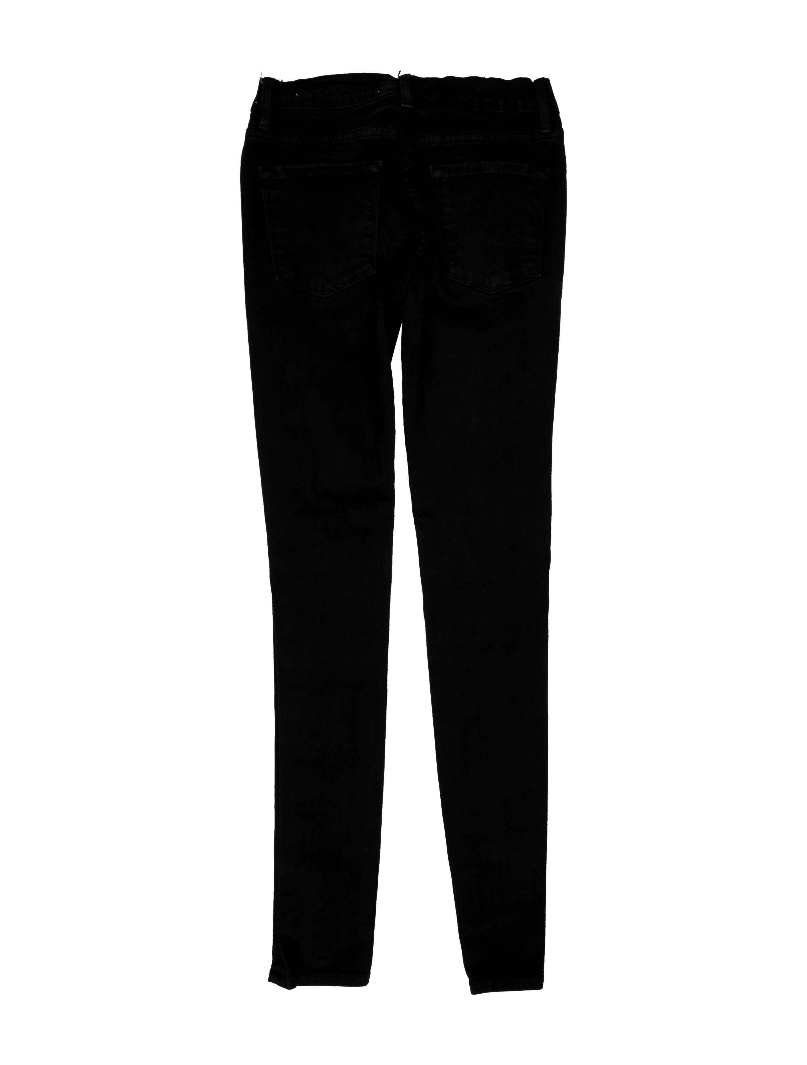 FRAME Low-Rise Skinny Leg Jeans