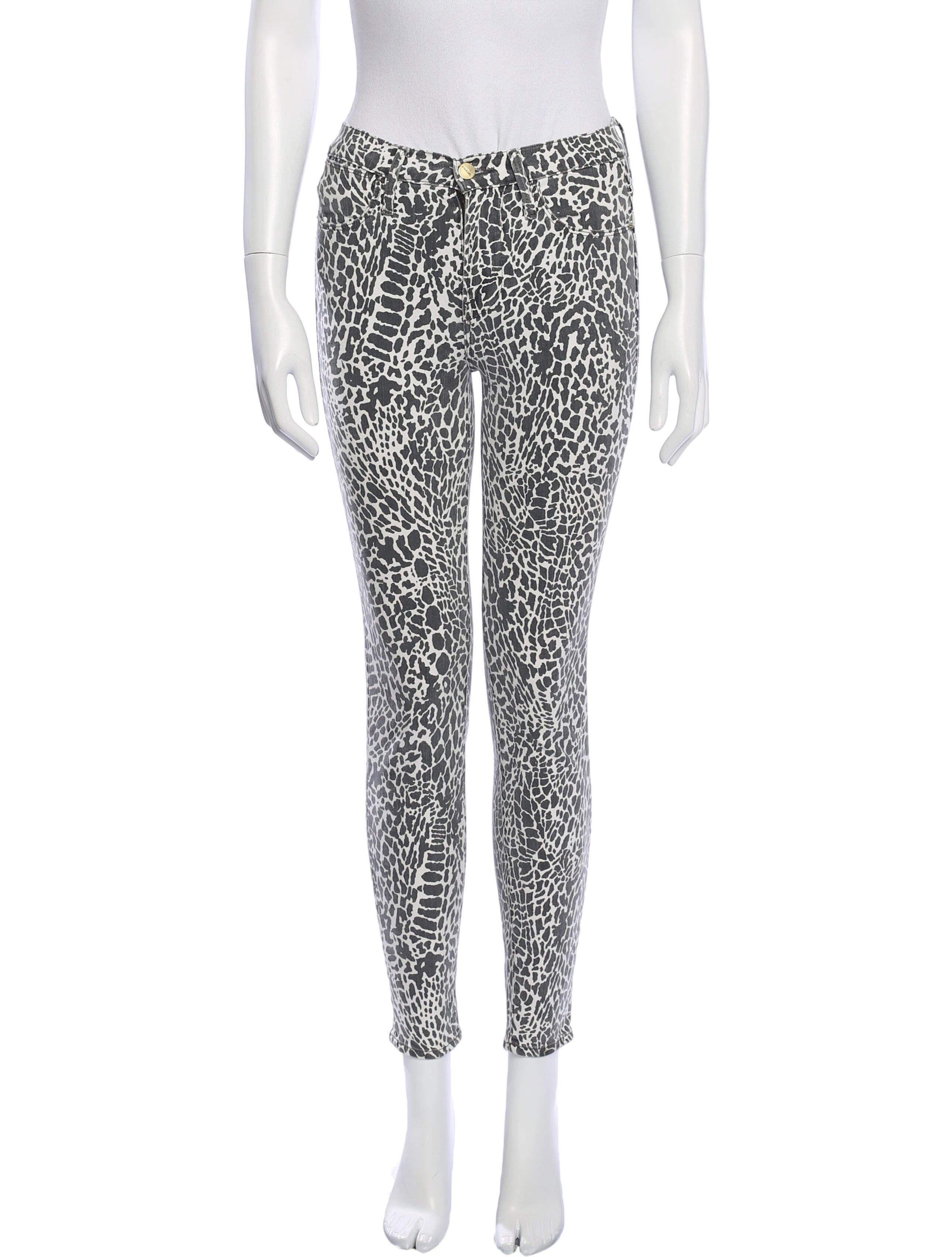 FRAME Mid-Rise Skinny Leg Jeans