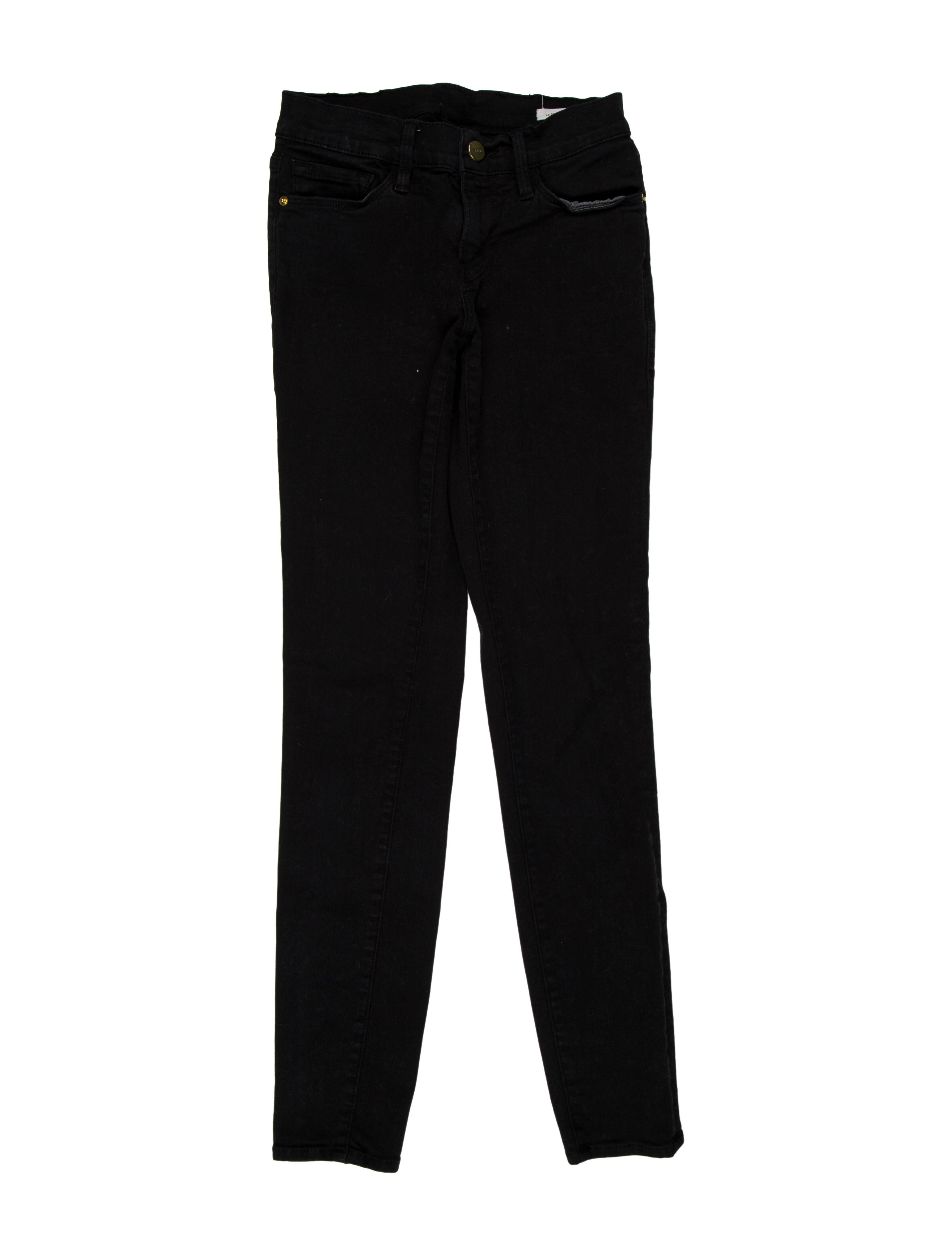 FRAME Low-Rise Skinny Leg Jeans