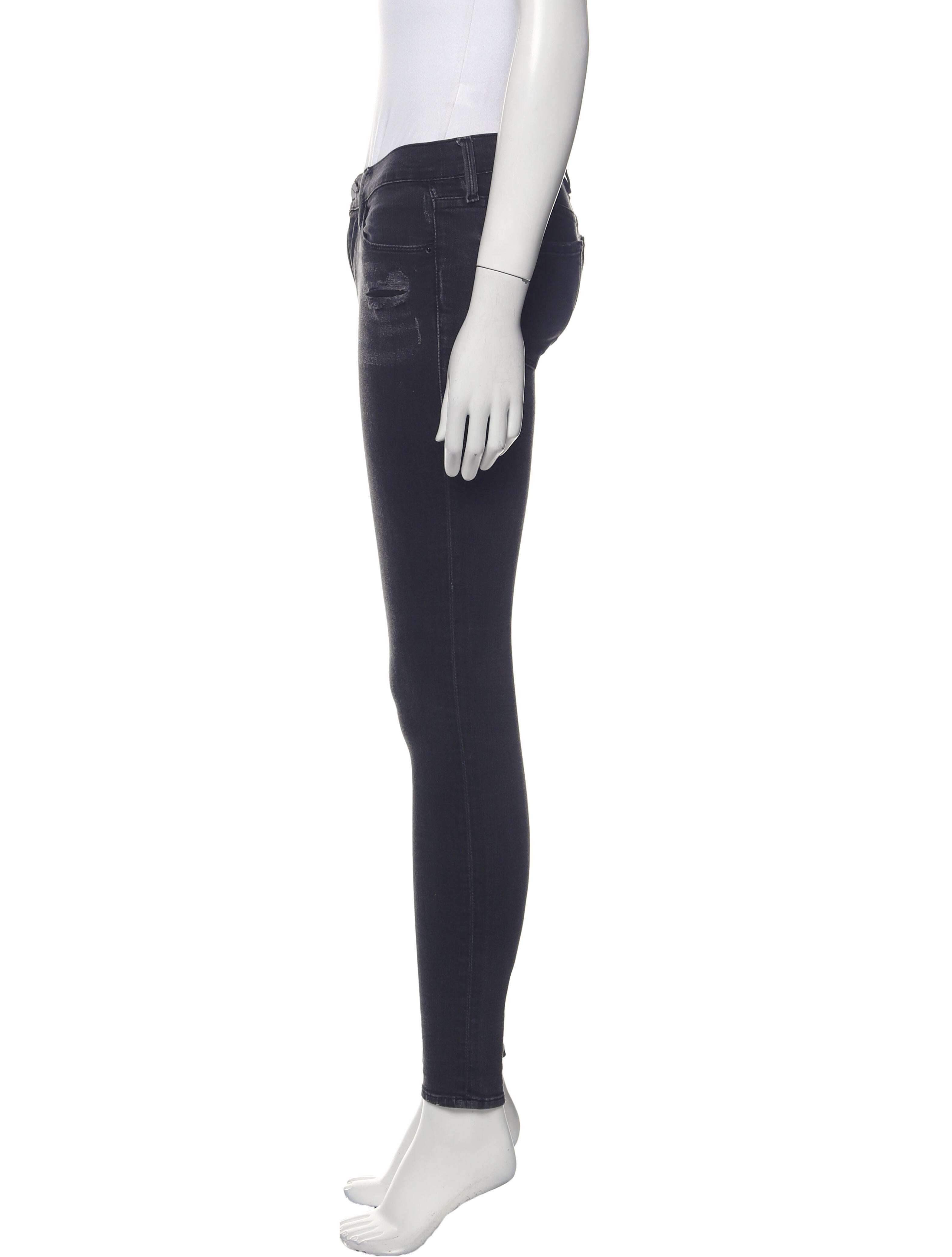 FRAME Low-Rise Skinny Leg Jeans