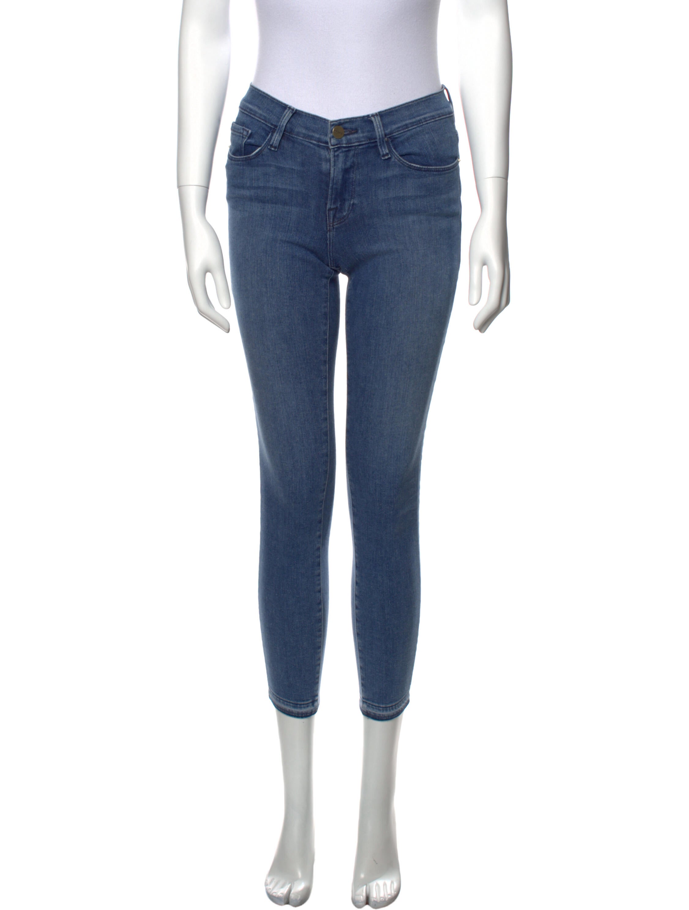 FRAME Frame Denim Le Flare de Francoise Jeans Blue, 12" Rise Jeans