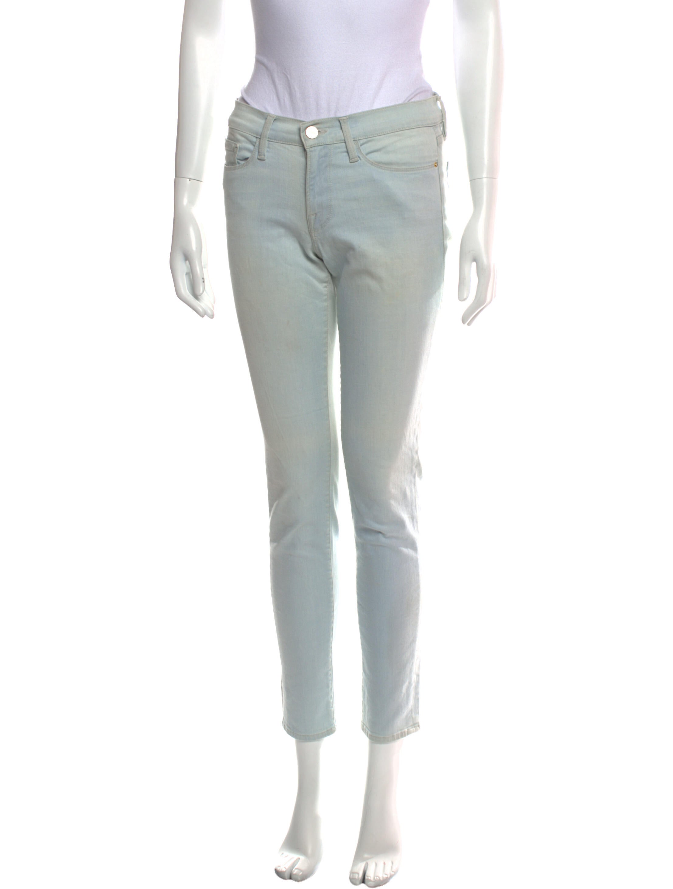 FRAME Frame Denim Le Flare de Francoise Jeans Blue, 12" Rise Jeans