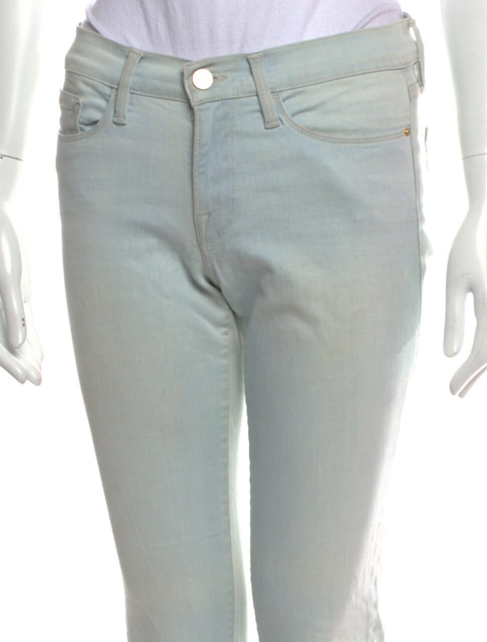 FRAME Frame Denim Le Flare de Francoise Jeans Blue, 12" Rise Jeans