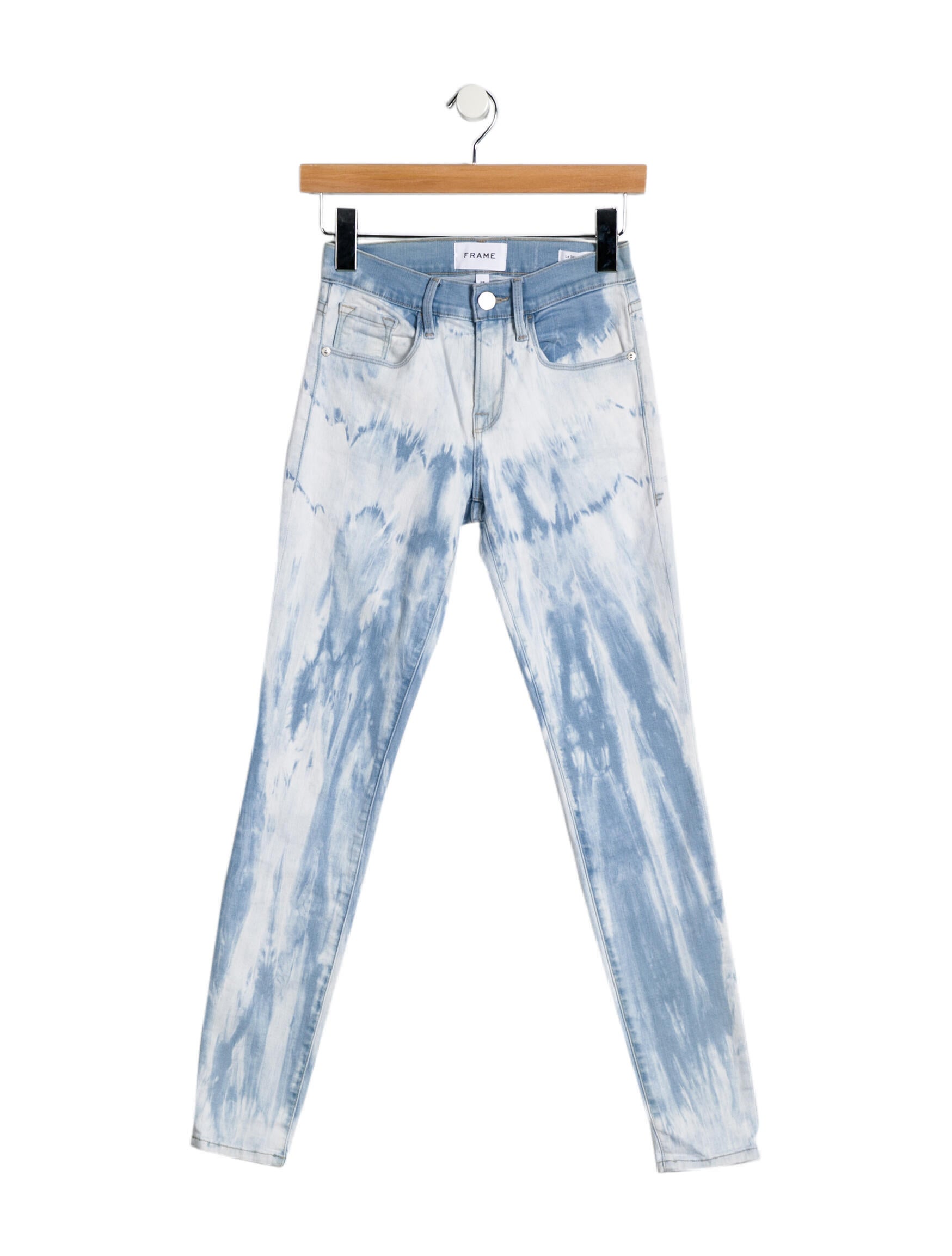 FRAME Frame Denim MidRise Cropped Jeans Blue, 8" Rise Jeans