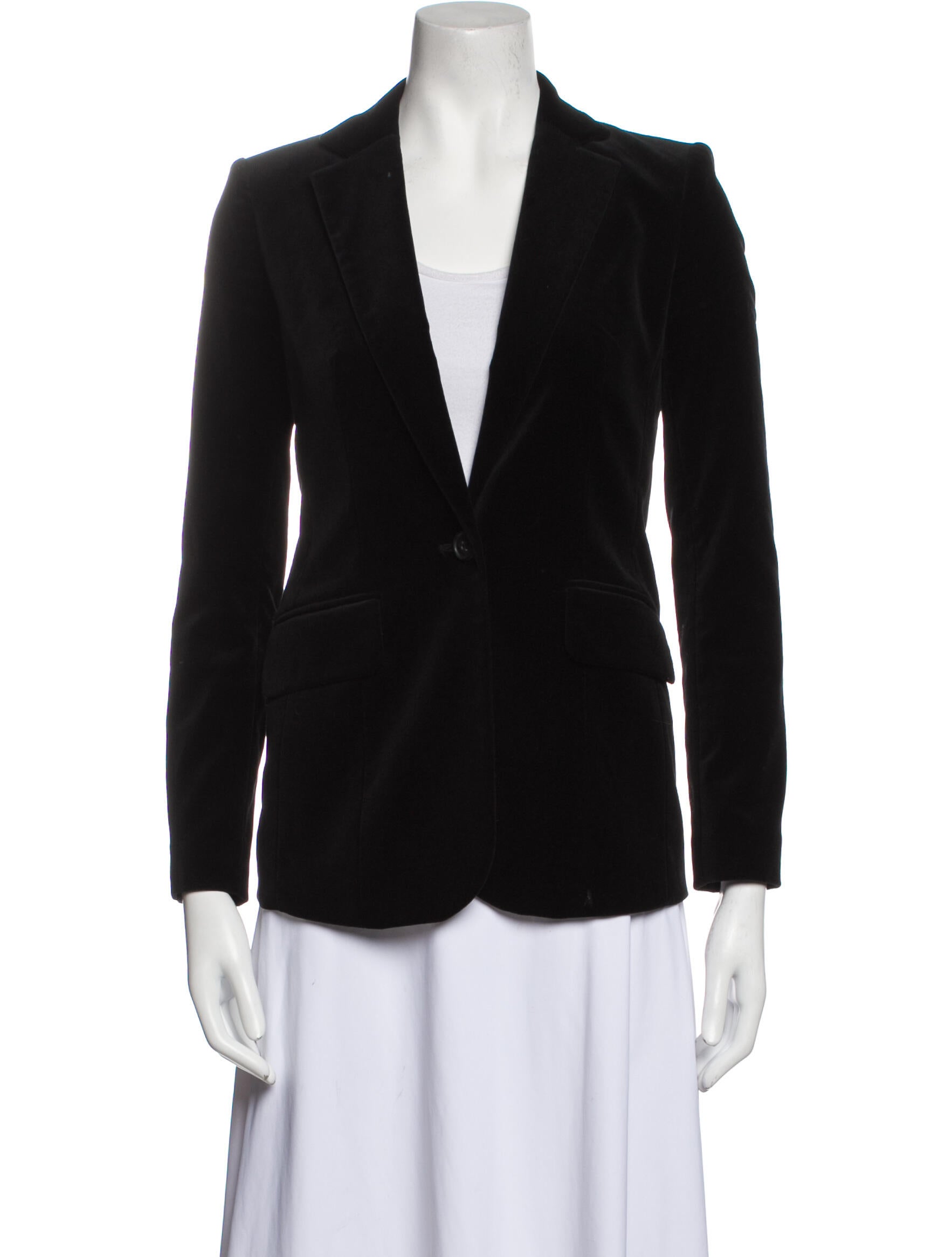 FRAME Blazer Black Jackets, Clothing WFD152899 The RealReal