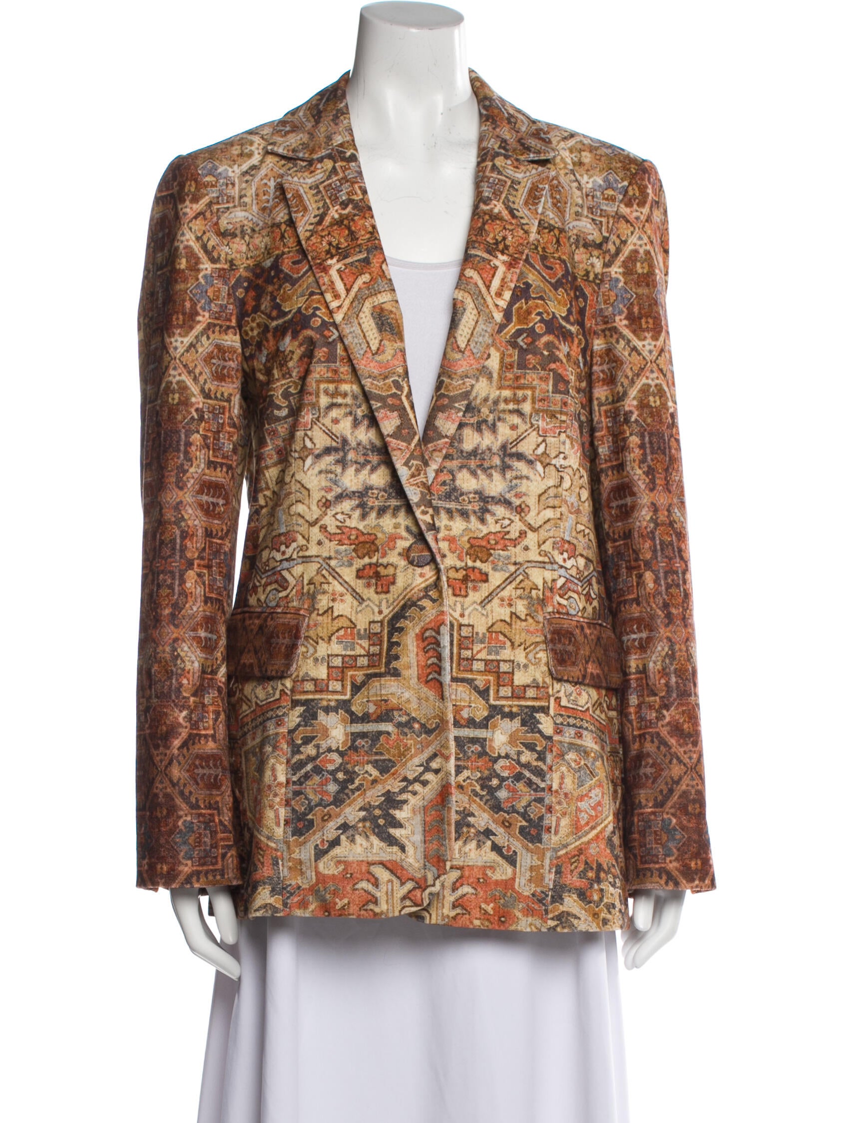 FRAME Printed Blazer Neutrals Jackets, Clothing WFD166135 The