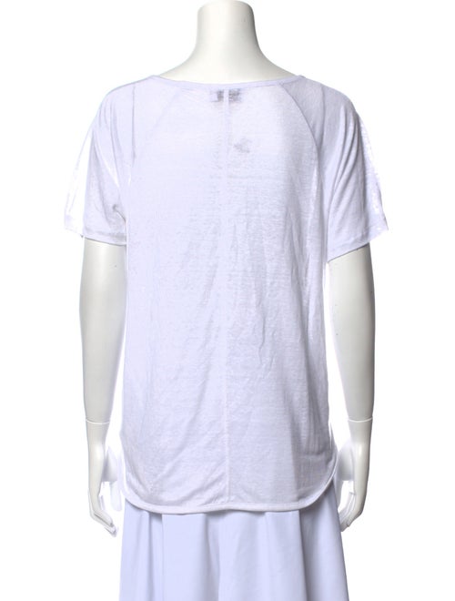 FRAME Scoop Neck Short Sleeve T-Shirt