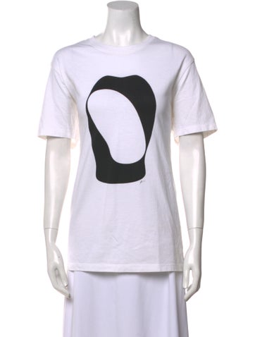 Frame Tops Graphic Print Crew Neck T-Shirt M