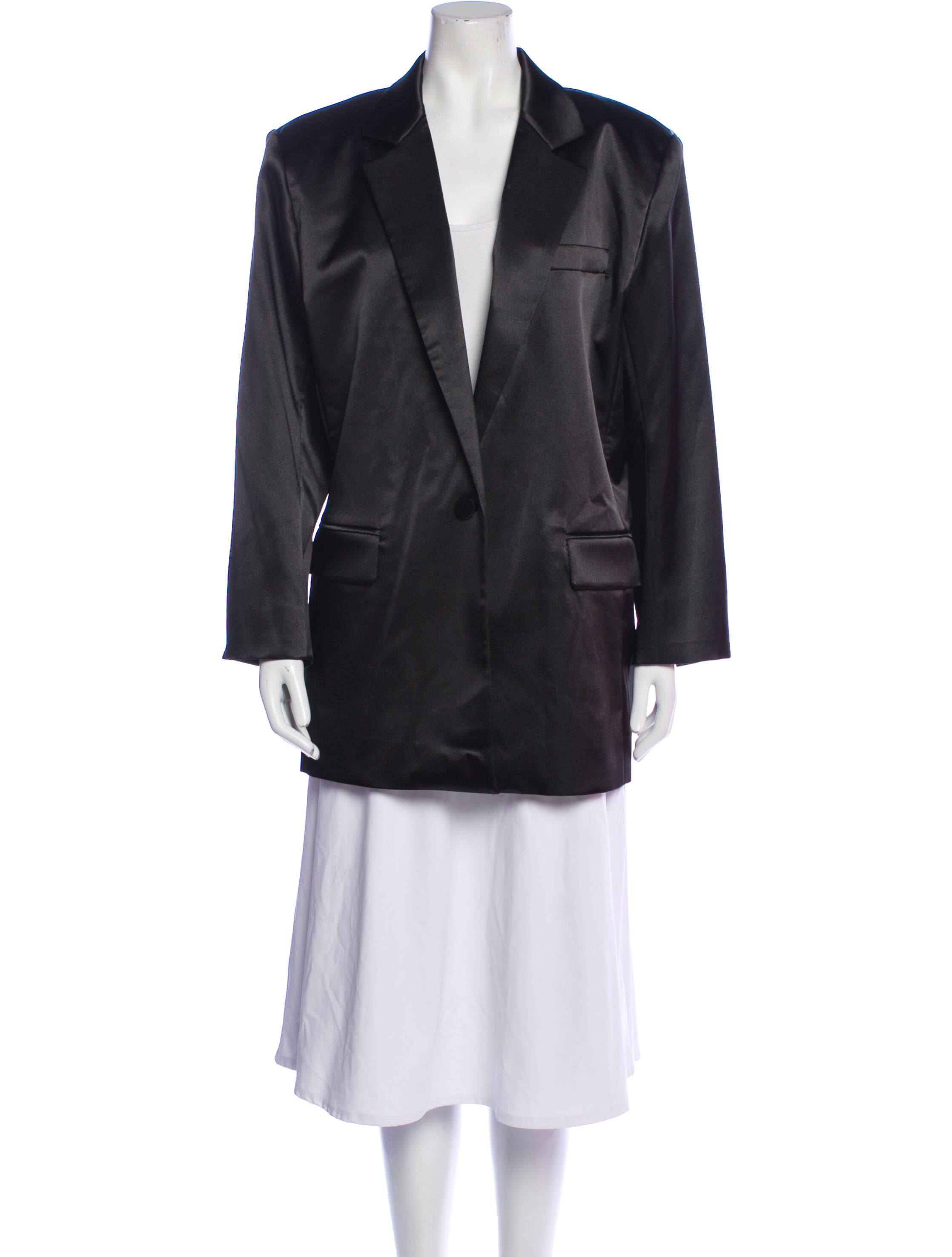 FRAME Blazer Black Jackets, Clothing WFD174641 The RealReal