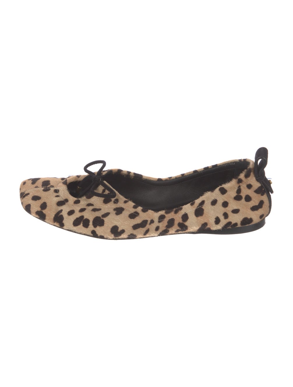 FRAME Ponyhair Animal Print Ballet Flats Neutrals Flats, Shoes