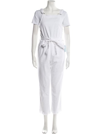 FRAME Square Neckline Jumpsuit