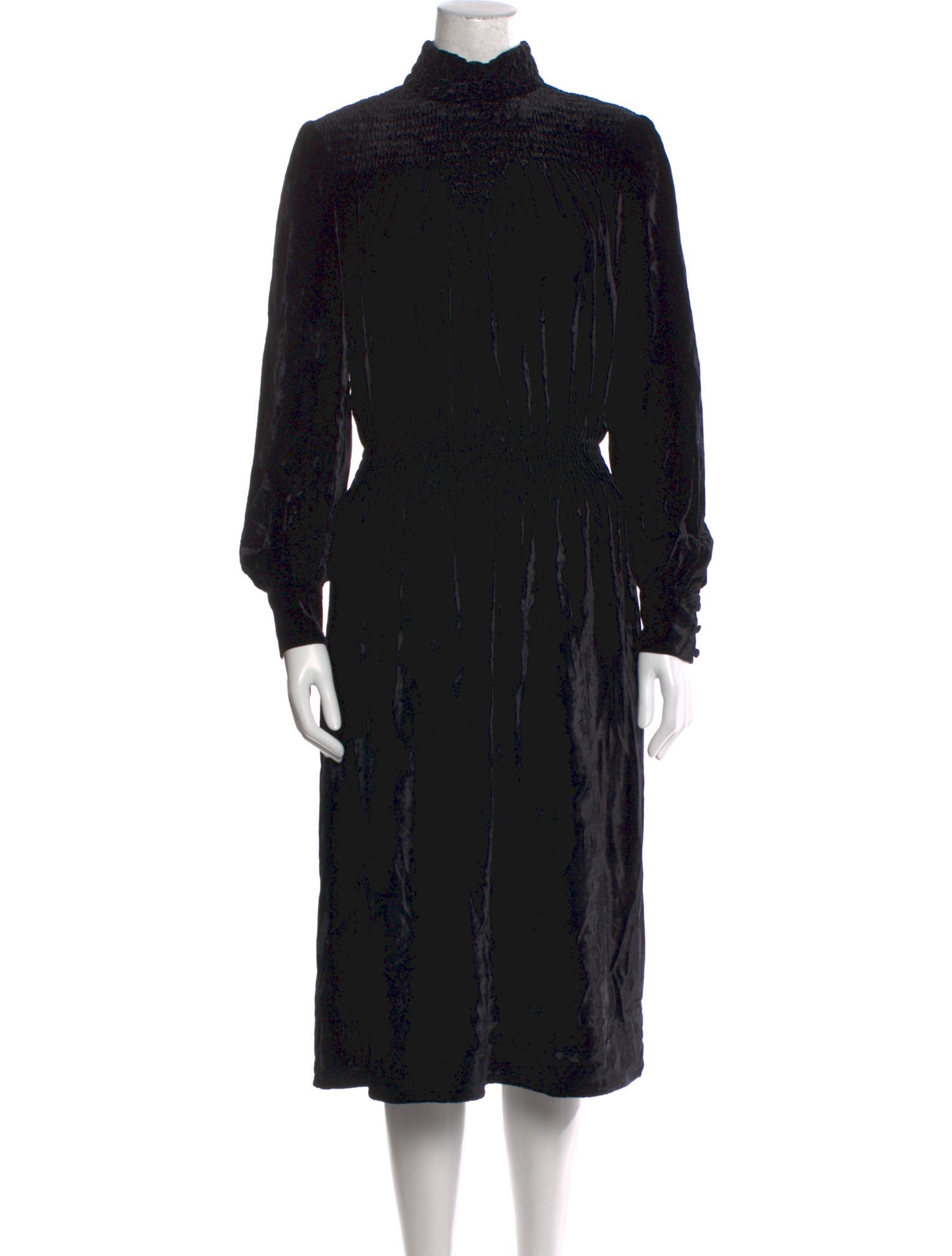 FRAME Turtleneck Midi Length Dress