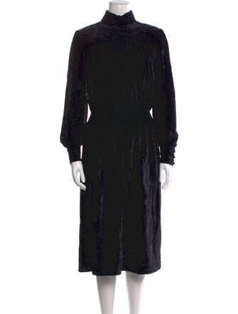 FRAME Turtleneck Midi Length Dress