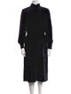 FRAME Turtleneck Midi Length Dress