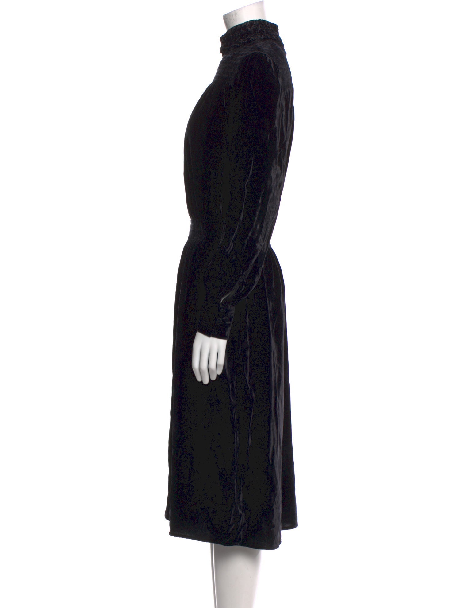 FRAME Turtleneck Midi Length Dress