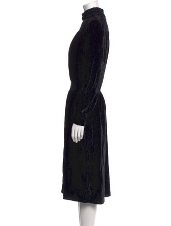 FRAME Turtleneck Midi Length Dress