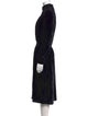 FRAME Turtleneck Midi Length Dress
