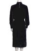 FRAME Turtleneck Midi Length Dress