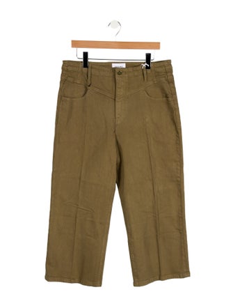 FRAME High-Rise Wide Leg Jeans