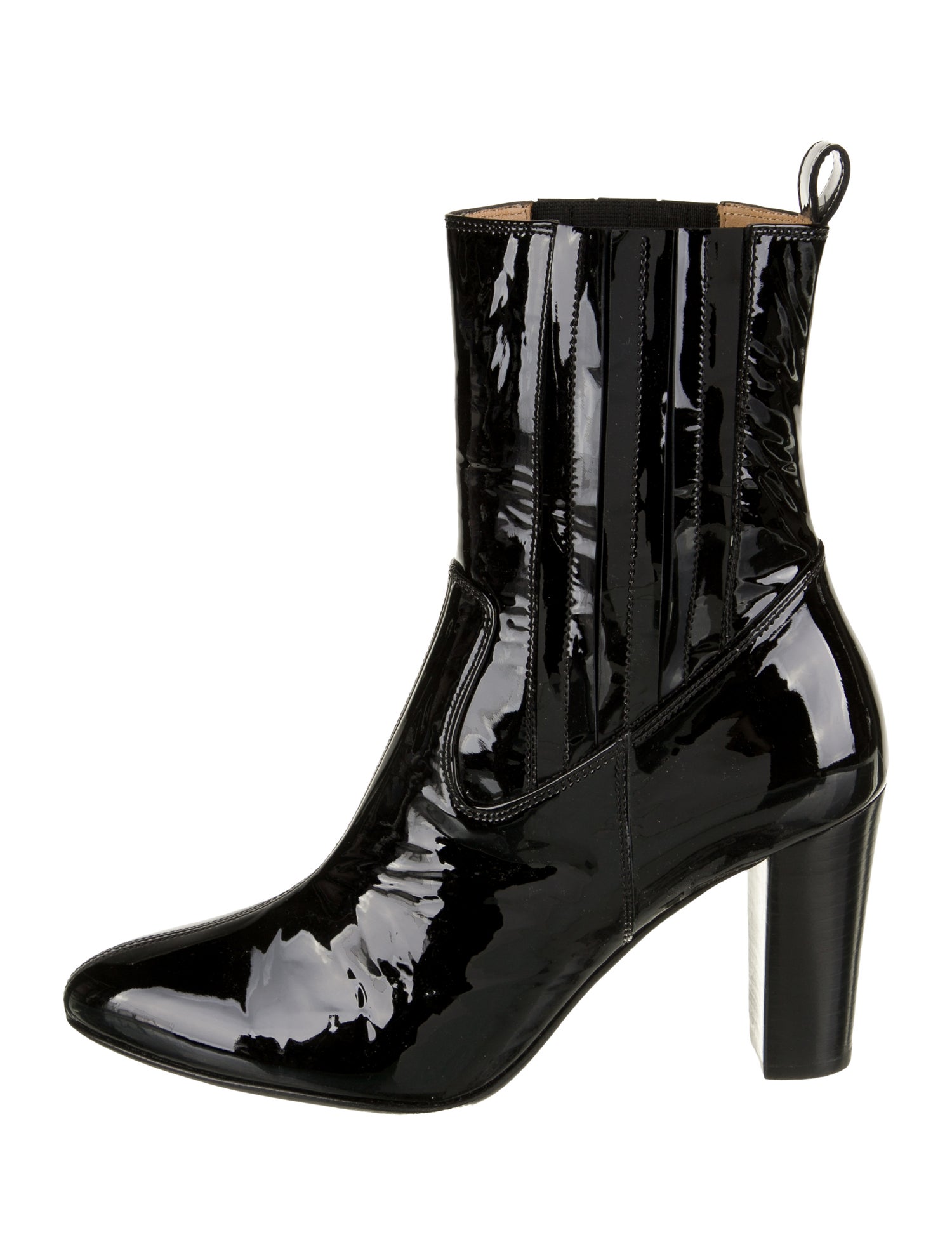 FRAME Patent Leather Boots
