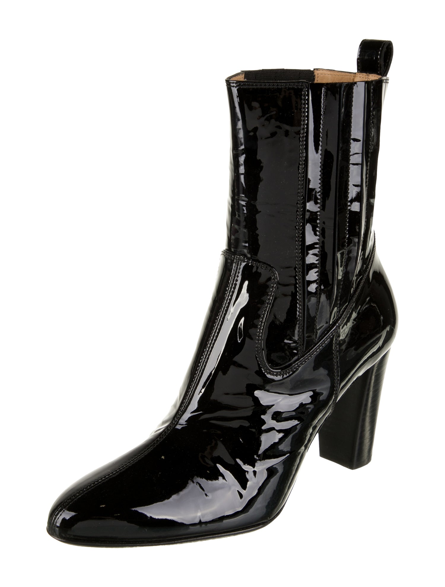 FRAME Patent Leather Boots