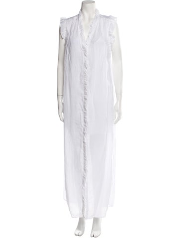 Frame Dresses V-Neck Long Dress L