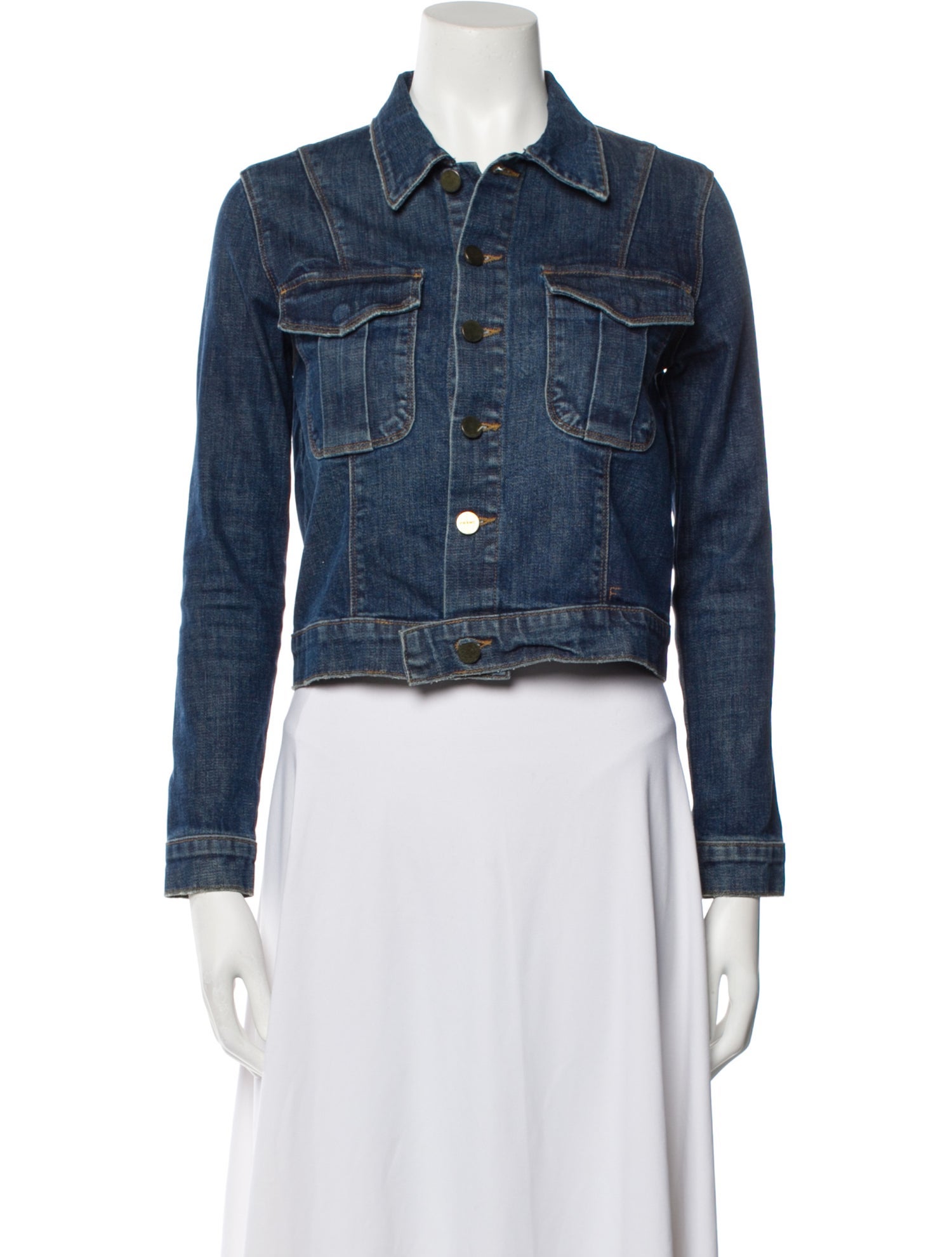 FRAME Denim Jacket Blue Jackets, Clothing WFD216129 The RealReal