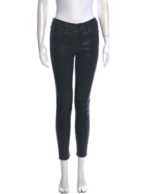 FRAME Lamb Leather Skinny Leg Pants